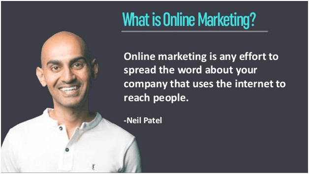 What is online marketing