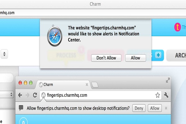website push notification
