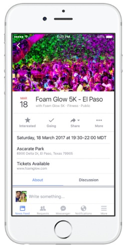 Événements Facebook
