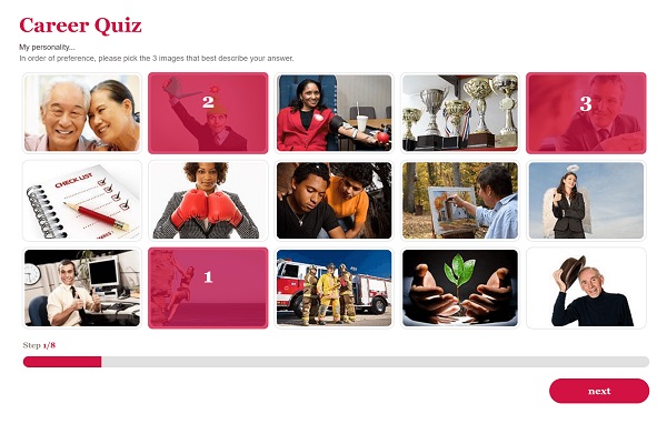 Carecareers- Career Quiz
