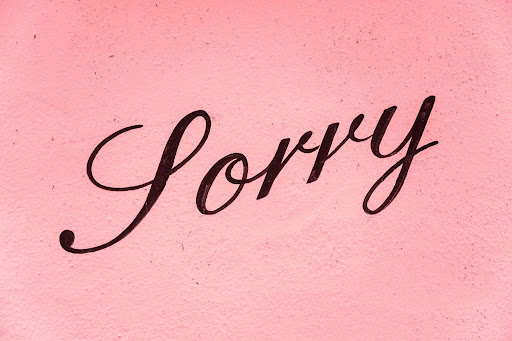 An Apology Note