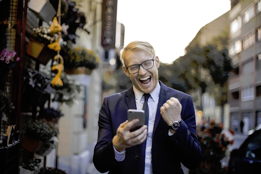 A customer is looking in the phone and is happy with the customer service, may now turn into a loyal follower of the brand.